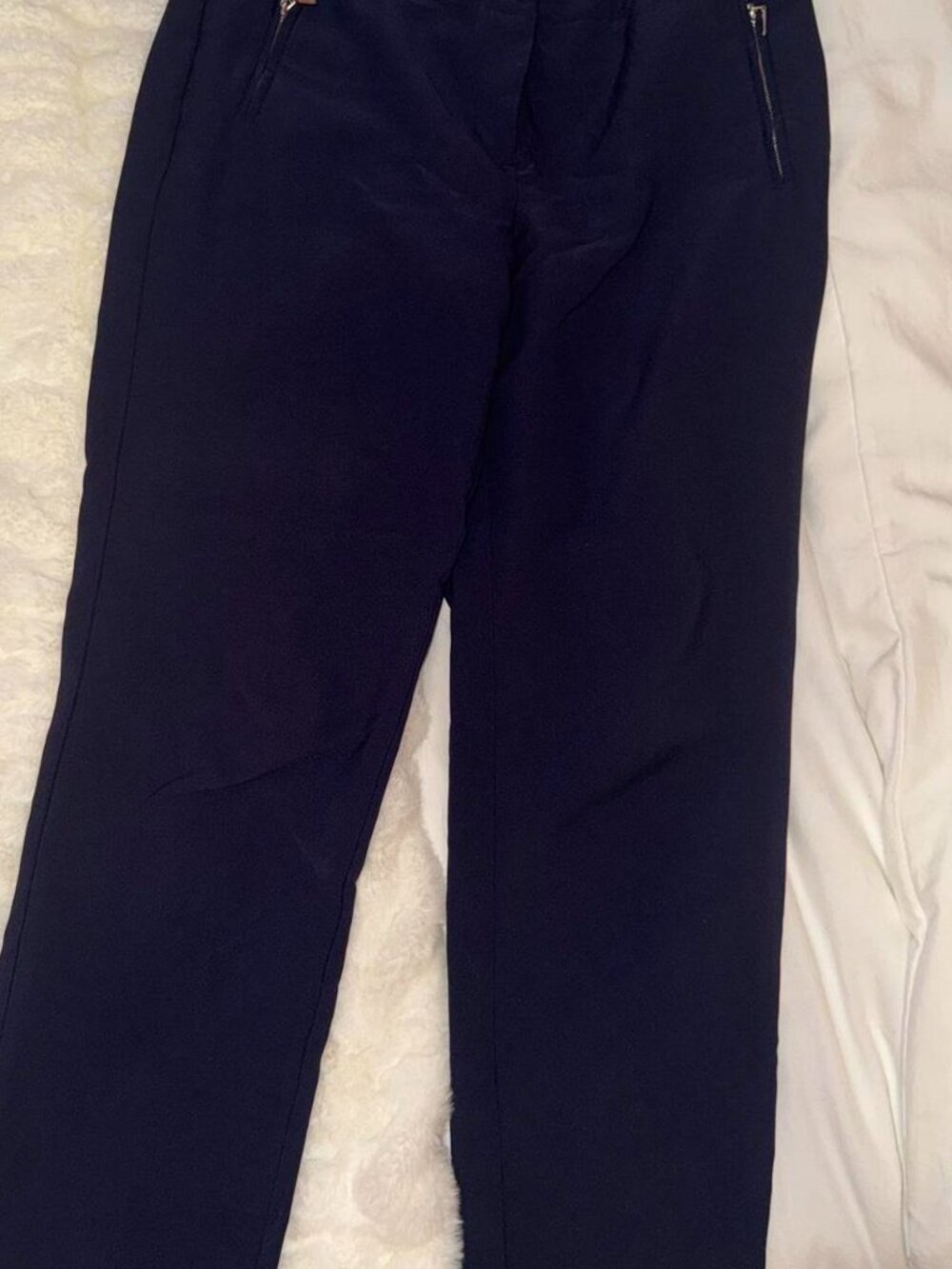 Adrienne Vittadini navy blue trousers